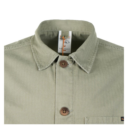 Buddy Chore Jacket Herringbone Pale Green