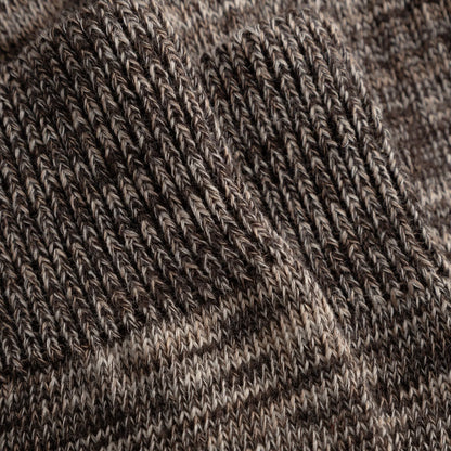 Bykle Heavy Cotton Twist Sock Seal Brown