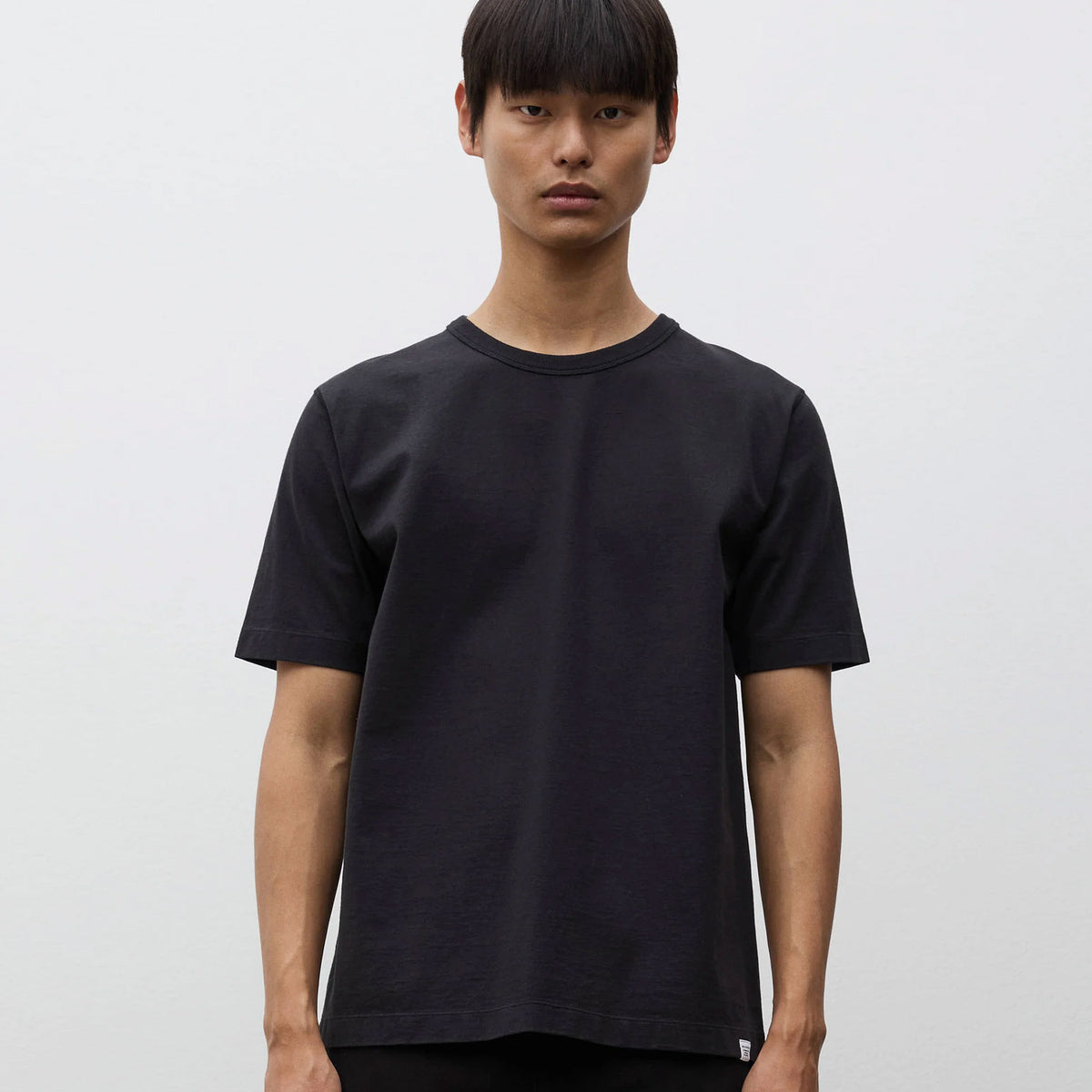 Elmelunde Soft Compact Cotton T Shirt Black