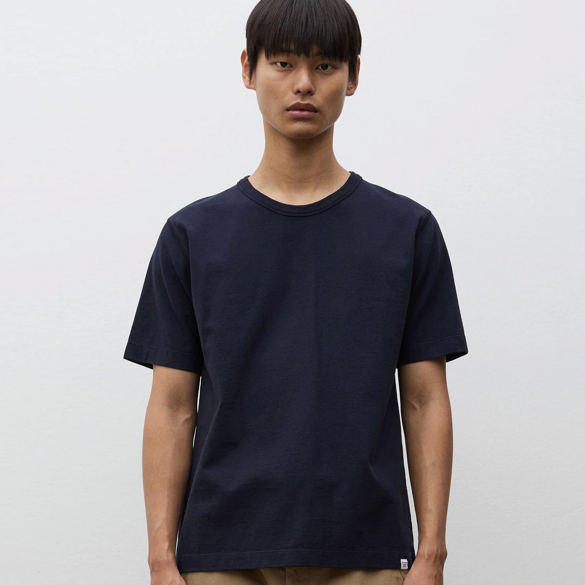 Elmelunde Soft Compact Cotton T Shirt Dark Navy