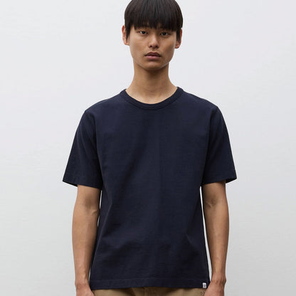 Elmelunde Soft Compact Cotton T Shirt Dark Navy