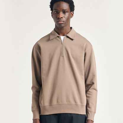 Norse Standard Half Zip Sweatshirt Walnut