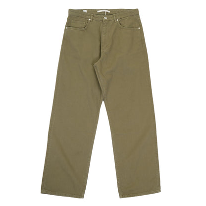Mogens Relaxed 5 Pocket Heavy Twill Olive Night
