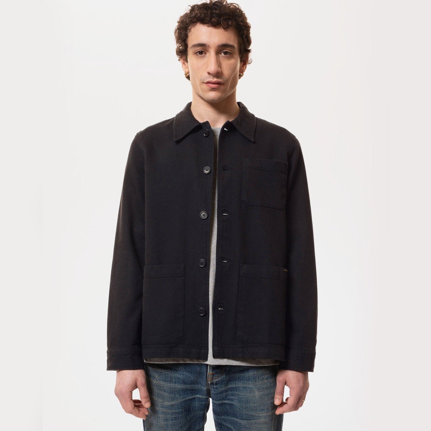 Barney Worker Jacket Black