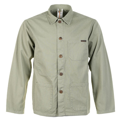 Buddy Chore Jacket Herringbone Pale Green