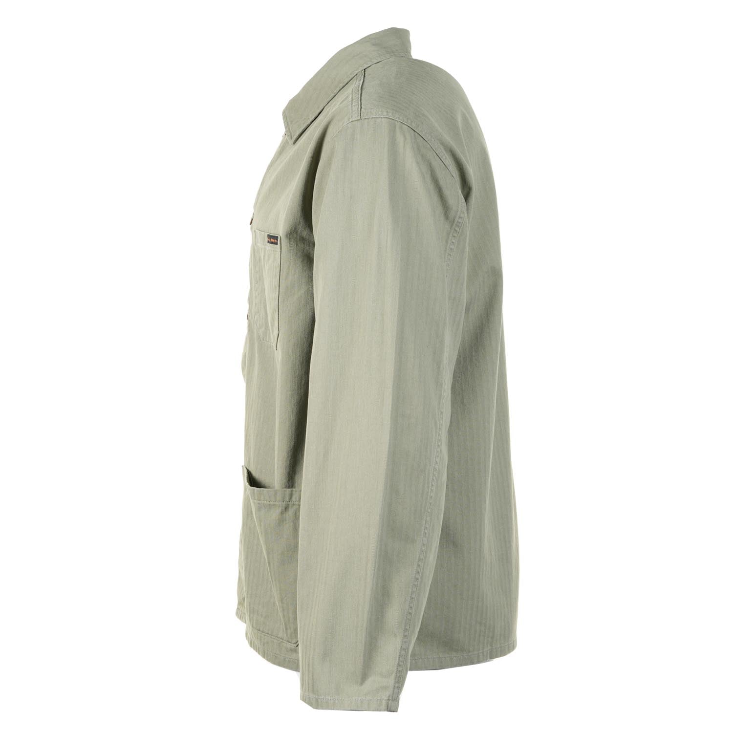 Buddy Chore Jacket Herringbone Pale Green