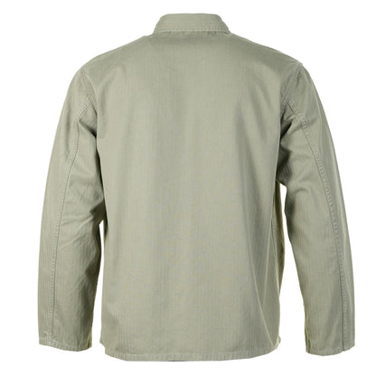 Buddy Chore Jacket Herringbone Pale Green