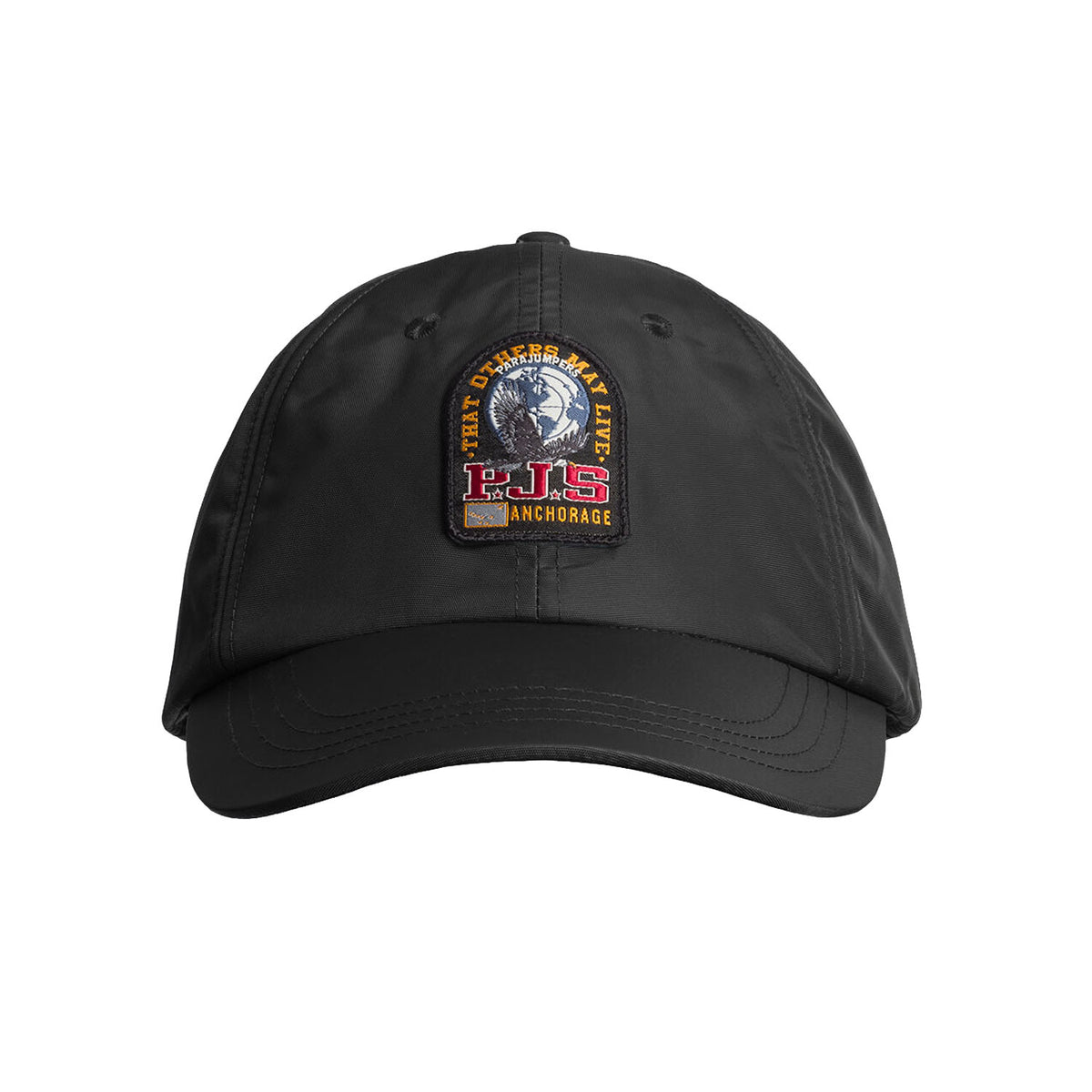 Nylon Patch Cap Black
