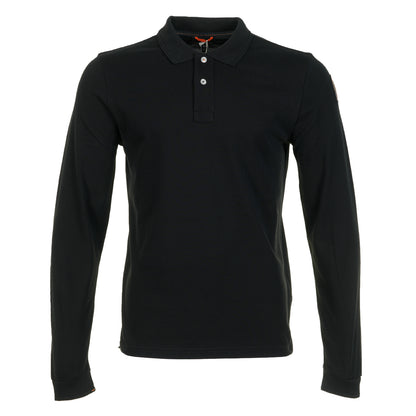 Oberon Long Sleeve Polo Black