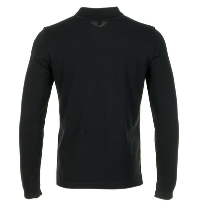 Oberon Long Sleeve Polo Black
