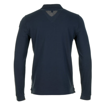 Oberon Long Sleeve Polo Blue Navy