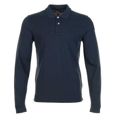 Oberon Long Sleeve Polo Blue Navy