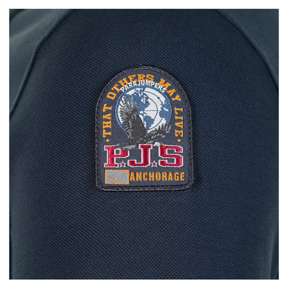 Oberon Long Sleeve Polo Blue Navy