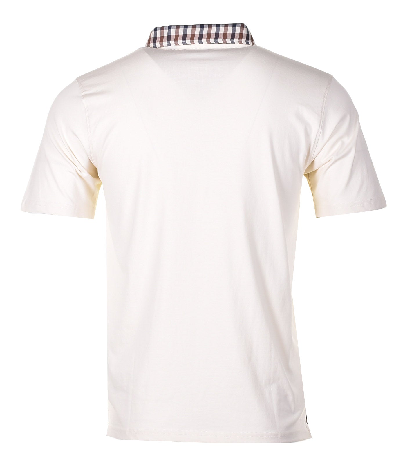 Active Supima Club Check Rib Polo Old White