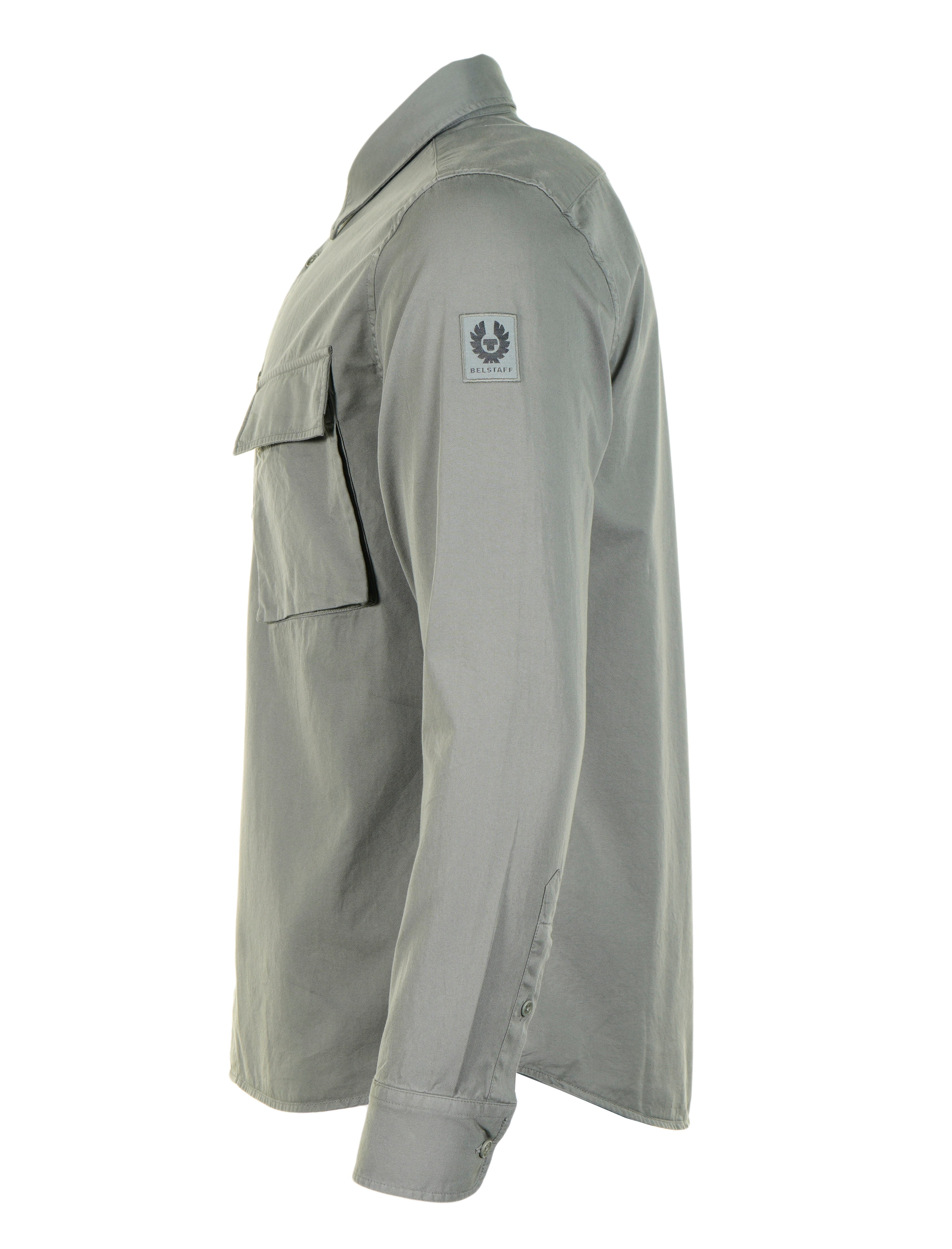 Long Sleeve Scale Shirt Sage Green