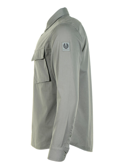 Long Sleeve Scale Shirt Sage Green