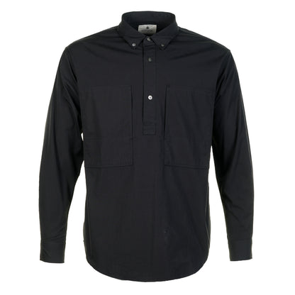 Organic Cotton Pullover Shirt Black