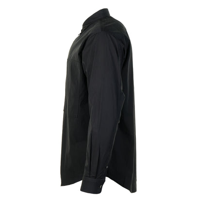 Organic Cotton Pullover Shirt Black