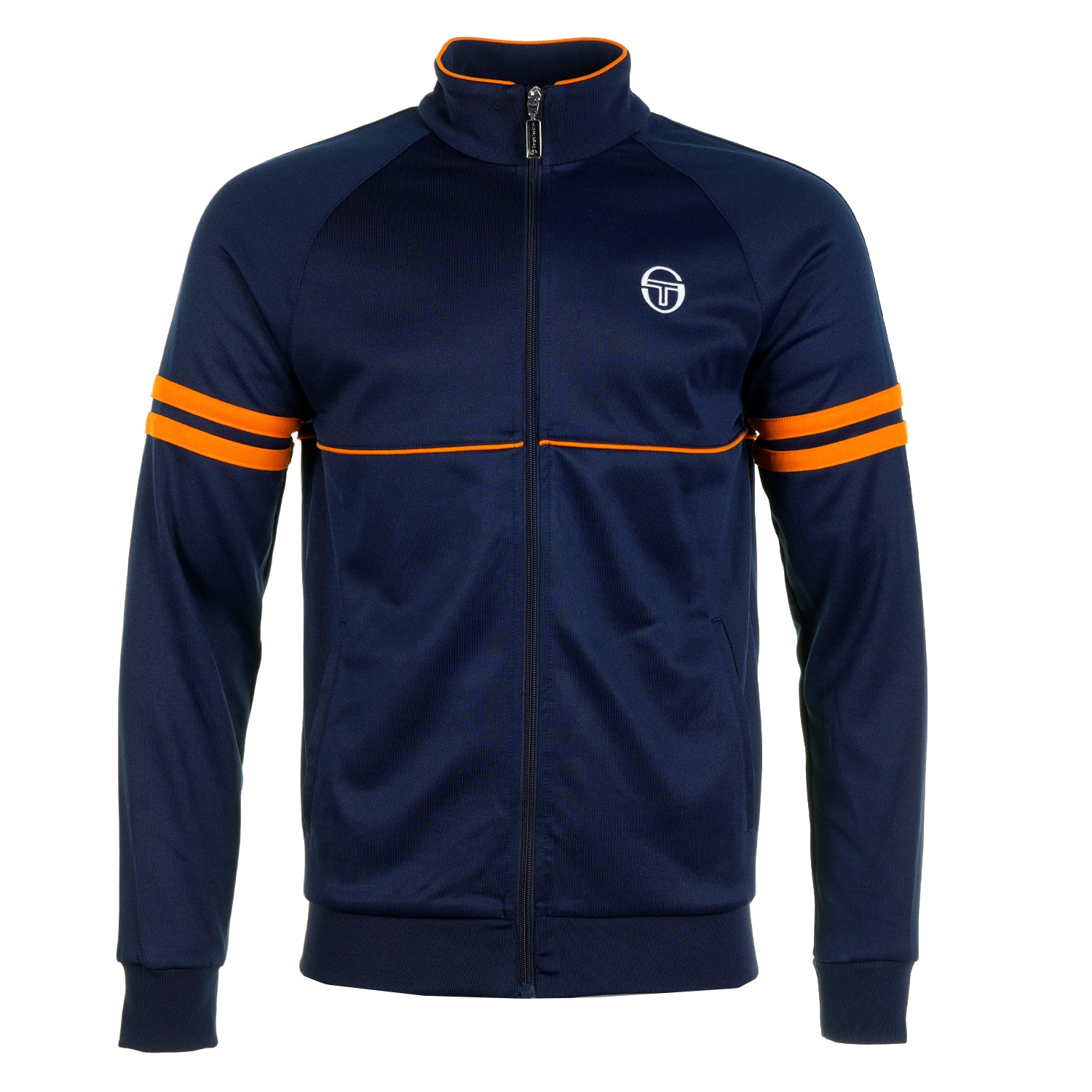 Orion TJ Track Jacket Maritime Blue Orange Pepper