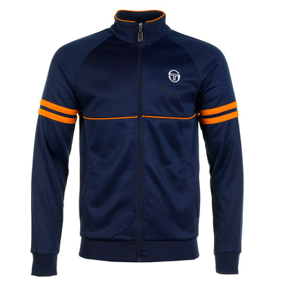 Orion TJ Track Jacket Maritime Blue Orange Pepper