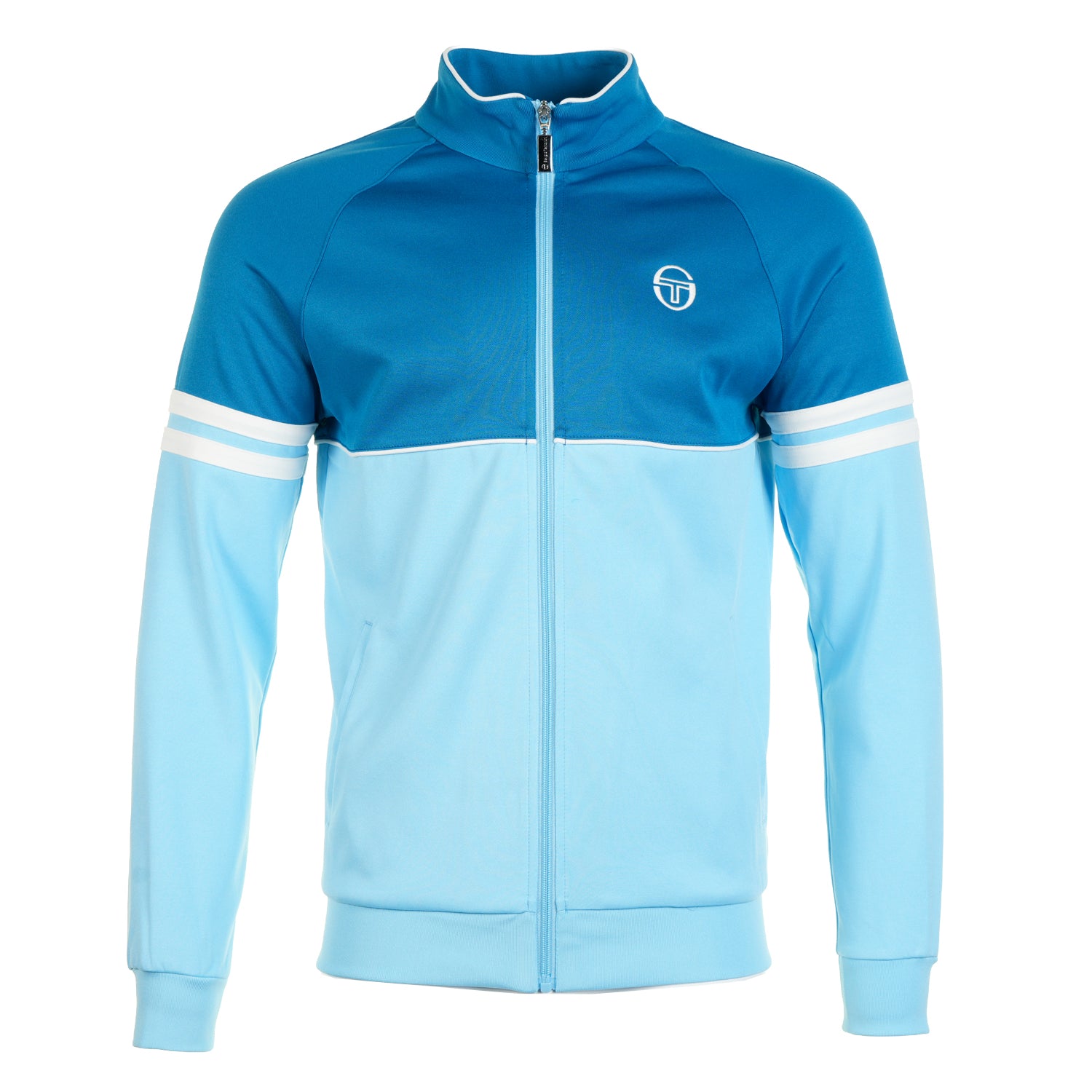Sergio Tacchini Orion TJ Track Jacket Mykonos Blue Baltic Sea Gardenia