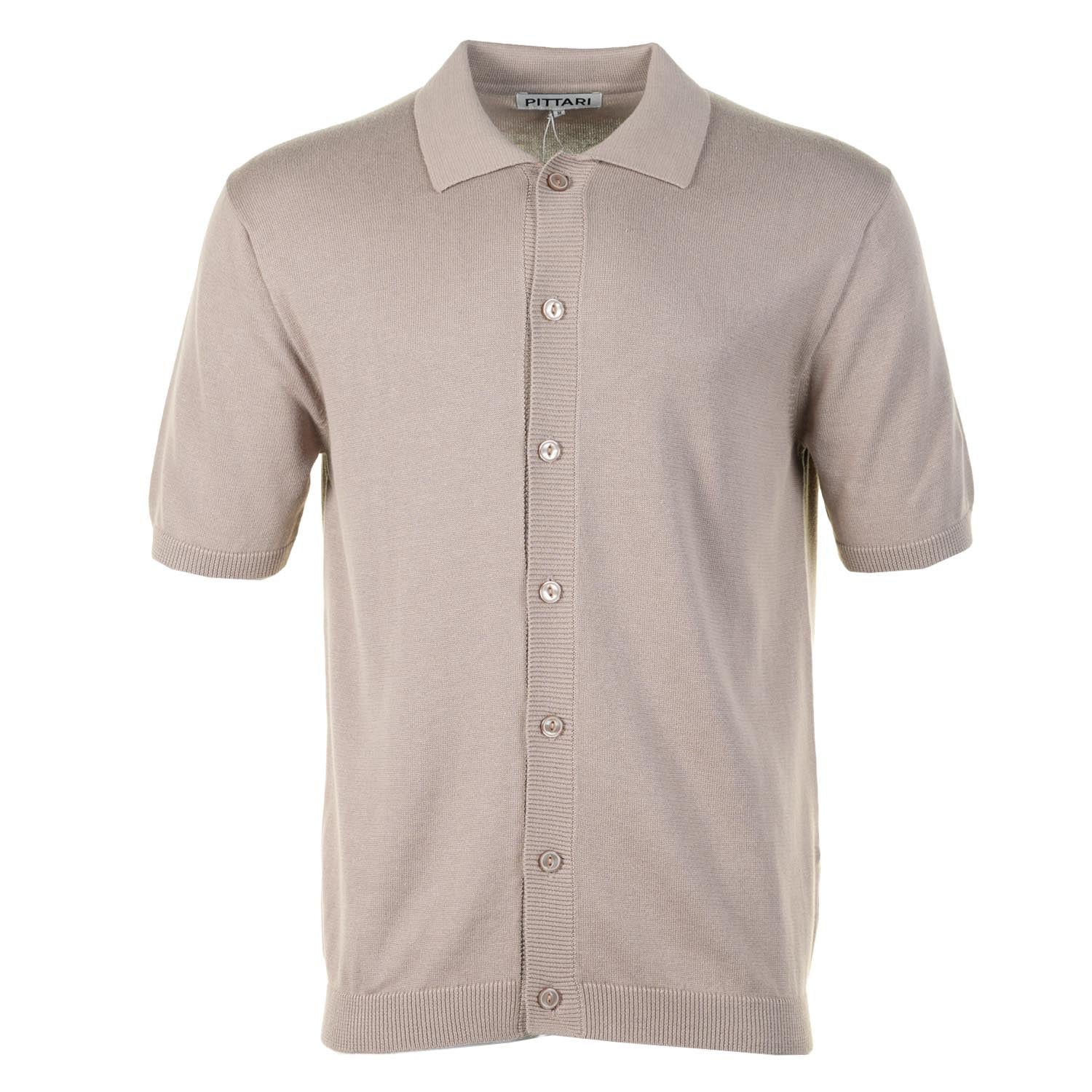 SS Otto Knitted Shirt Capuccino