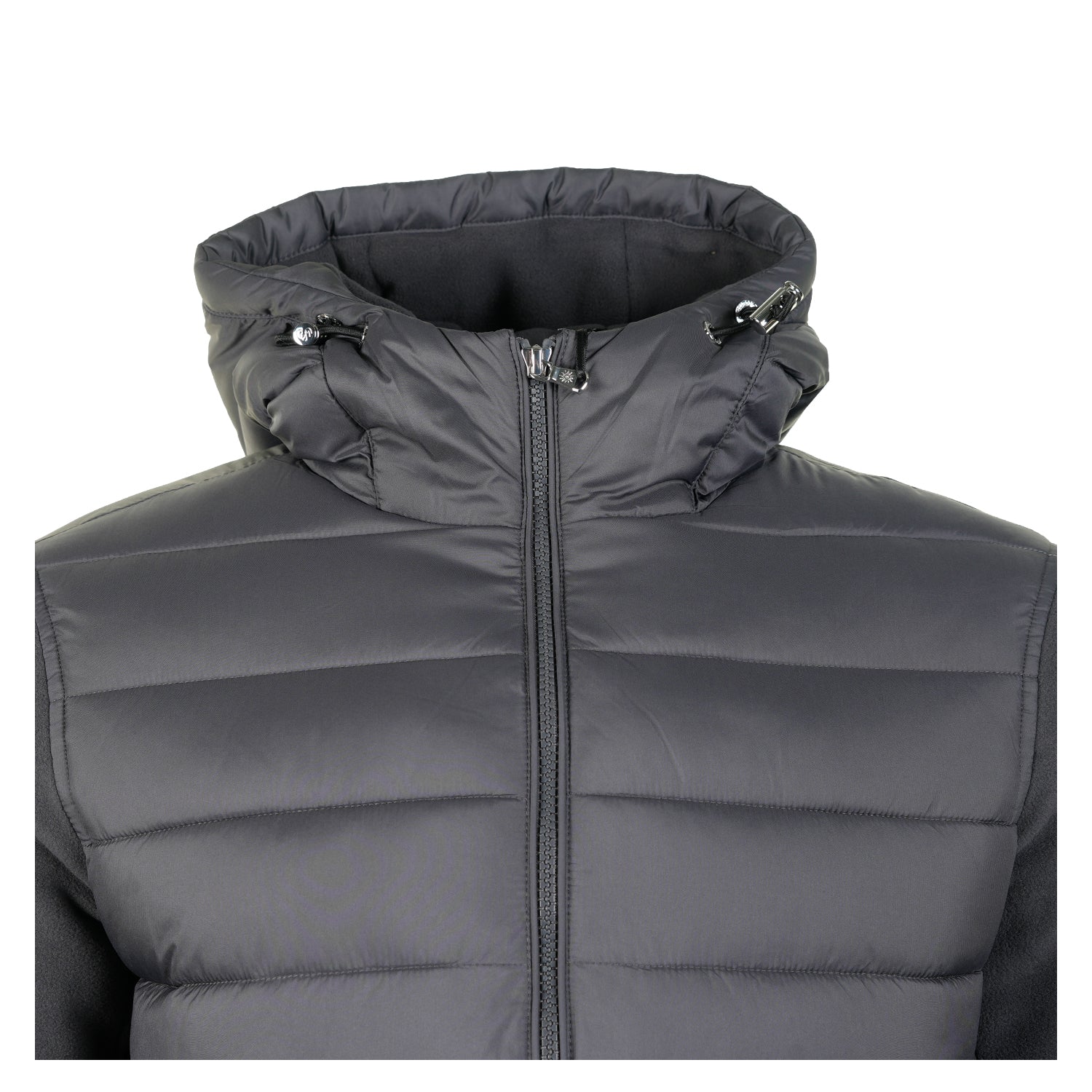 Outlander Polar Fleece Hooded Hybrid Jacket Anthracite