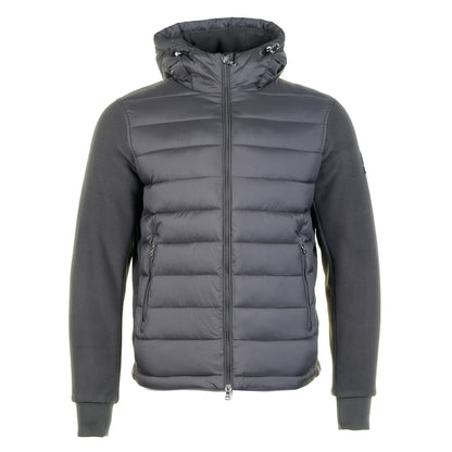 Outlander Polar Fleece Hooded Hybrid Jacket Anthracite
