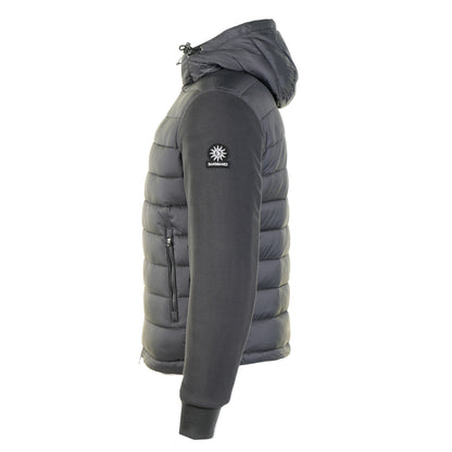Outlander Polar Fleece Hooded Hybrid Jacket Anthracite