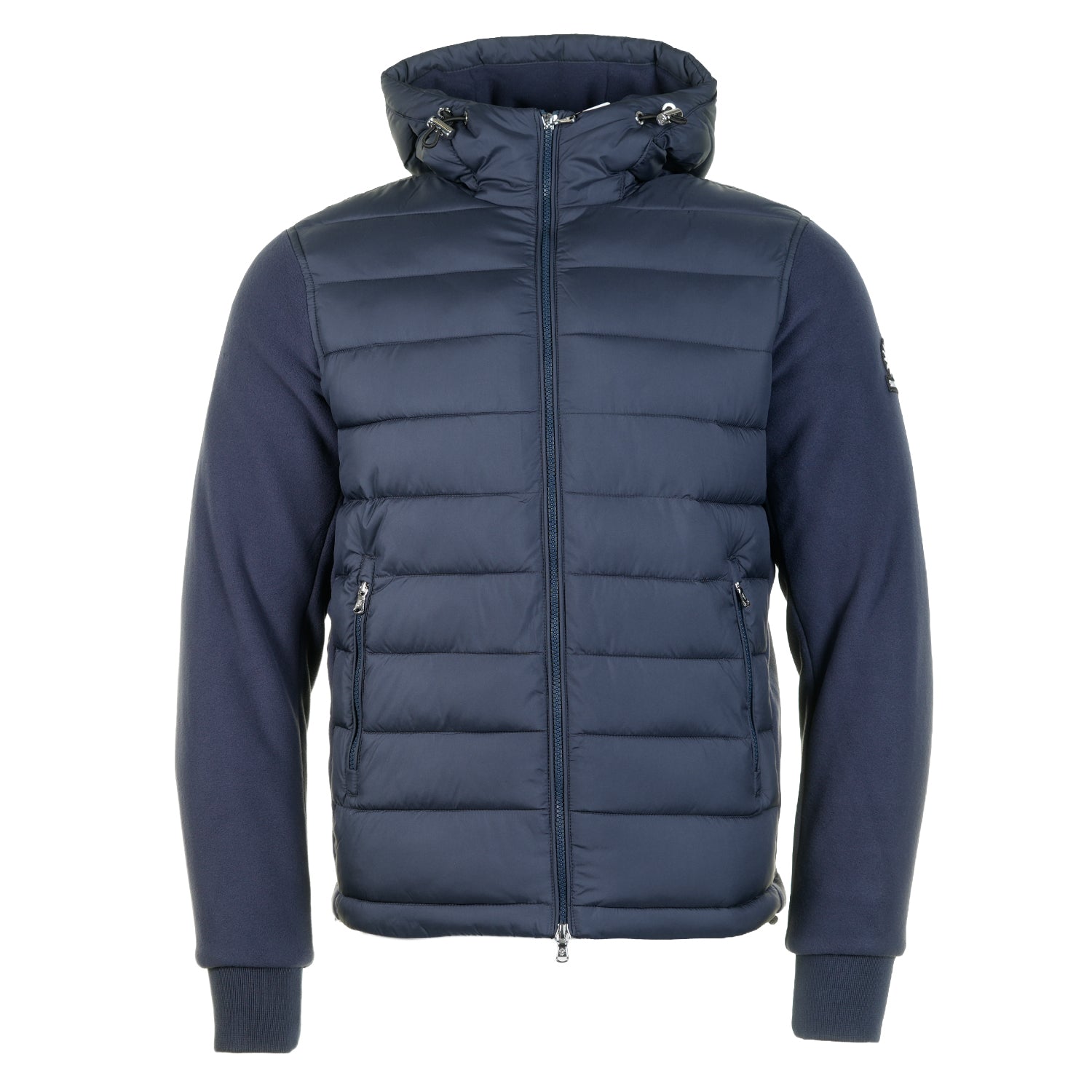 Outlander Polar Fleece Hooded Hybrid Jacket Navy