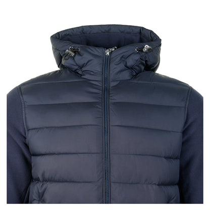 Outlander Polar Fleece Hooded Hybrid Jacket Navy