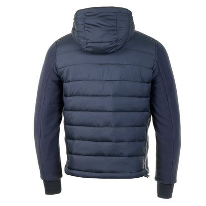 Outlander Polar Fleece Hooded Hybrid Jacket Navy