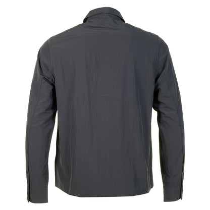 Zip Through Overshirt Anchor Grey