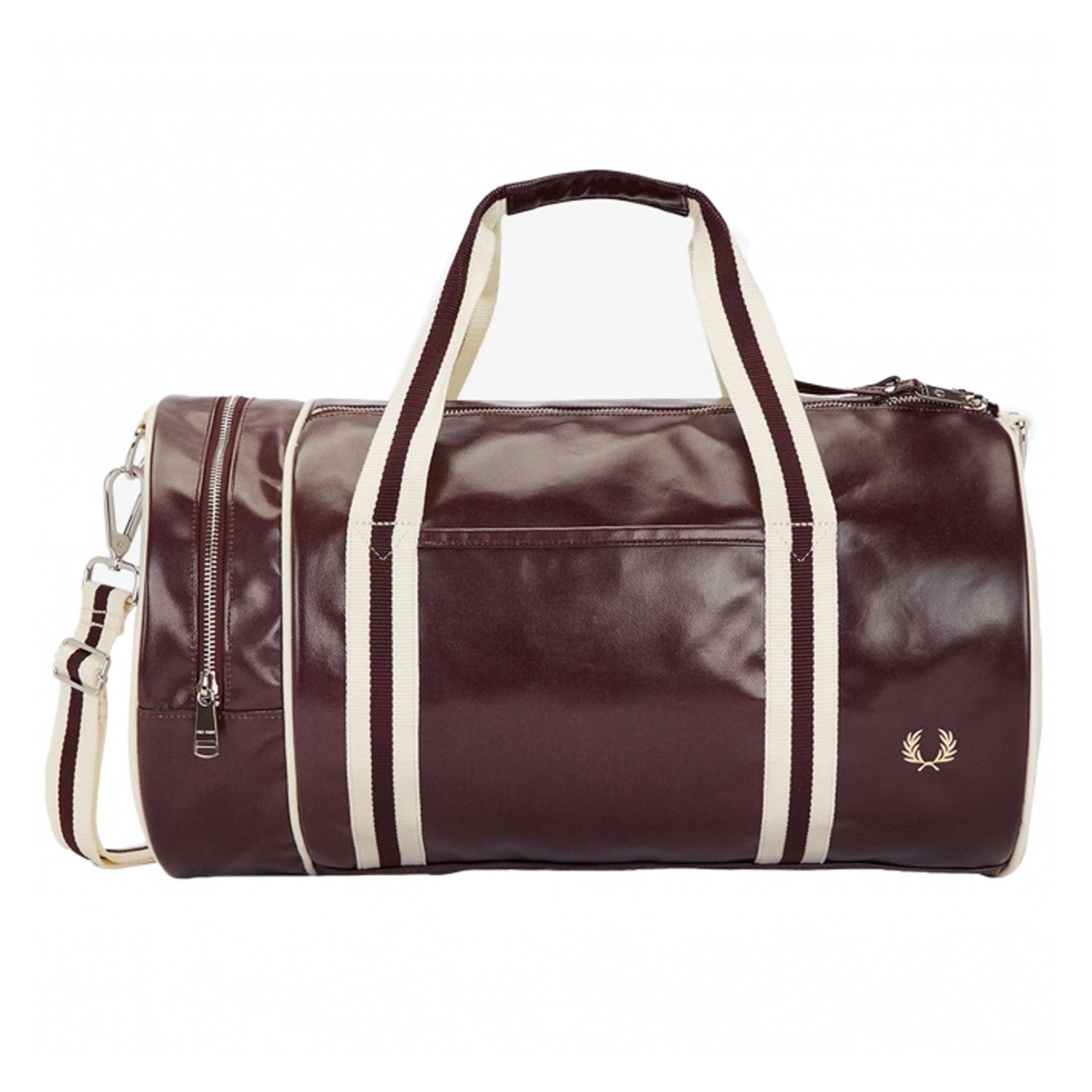 Classic Barrel Bag Oxblood Ecru