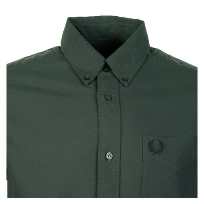 Long Sleeve Oxford Shirt Court Green