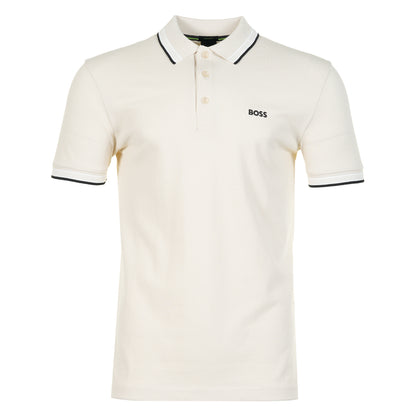 Paddy Short Sleeve Polo Shirt 133 Open White