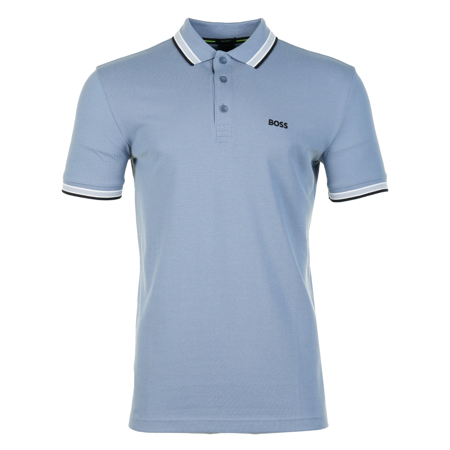 Paddy Short Sleeve Polo Shirt 490 Open Blue