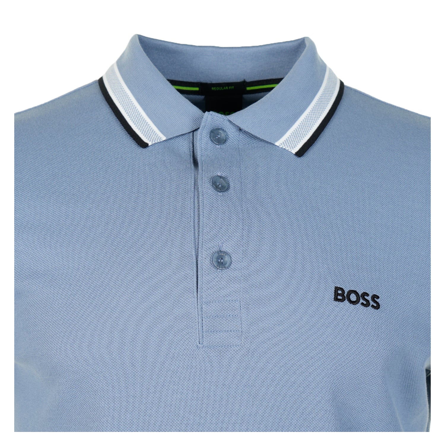 Paddy Short Sleeve Polo Shirt 490 Open Blue