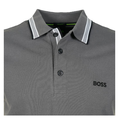 Paddy Short Sleeve Polo Shirt 071 Open Grey
