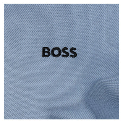 Paddy Short Sleeve Polo Shirt 490 Open Blue