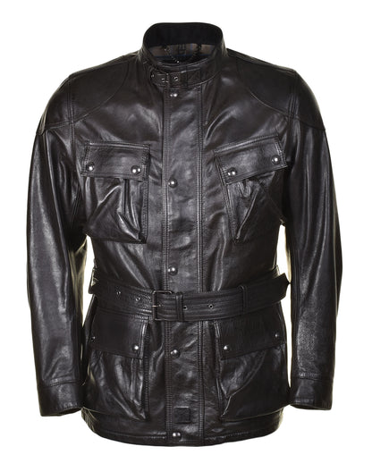 Belstaff Trialmaster Panther Leather Jacket Black – Ragazzi Clothing