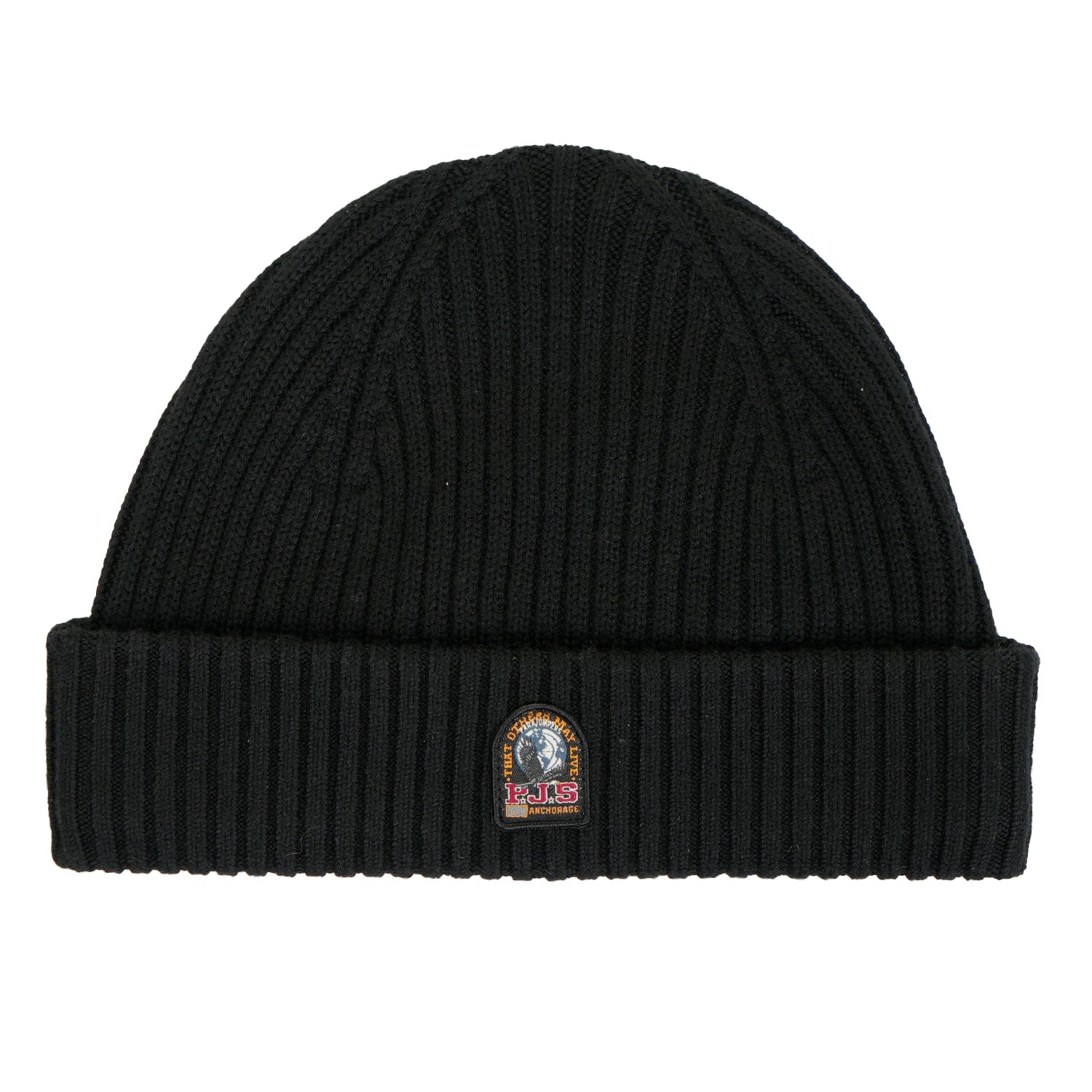 Ribbed Beanie Hat Black