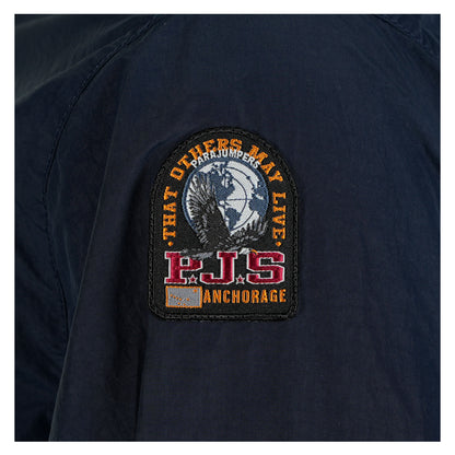 Rube Hooded Jacket Blue Navy