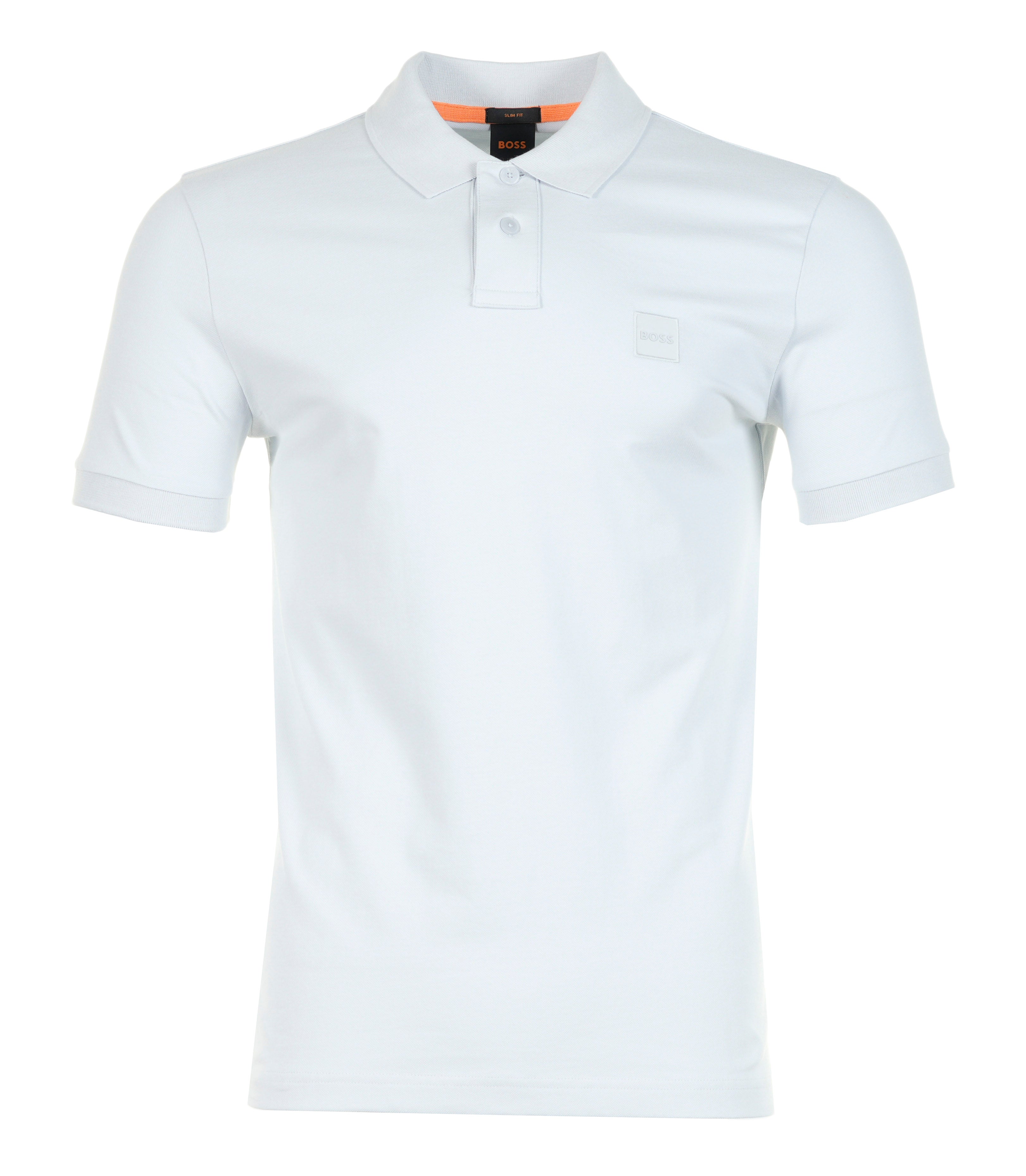 Passenger Short Sleeve Polo Shirt Light Pastel Grey