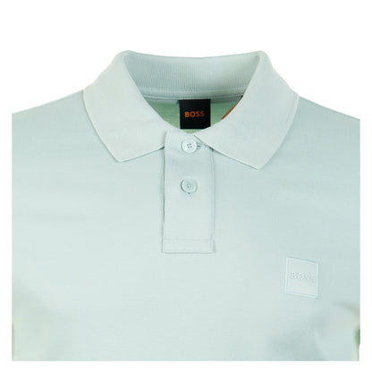 Passenger Short Sleeve Polo Shirt 446 Aqua
