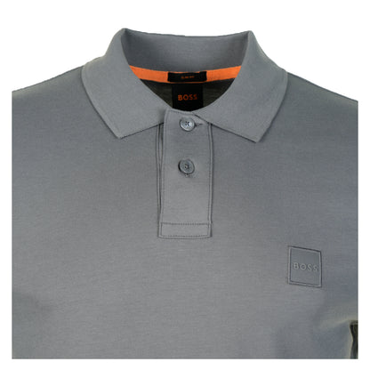 Passenger Short Sleeve Polo Shirt 062 Open Grey