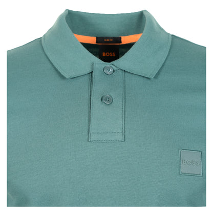 Passenger Short Sleeve Polo Shirt 369 Open Green