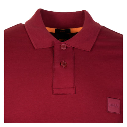 Passenger Short Sleeve Polo Shirt 614 Medium Red