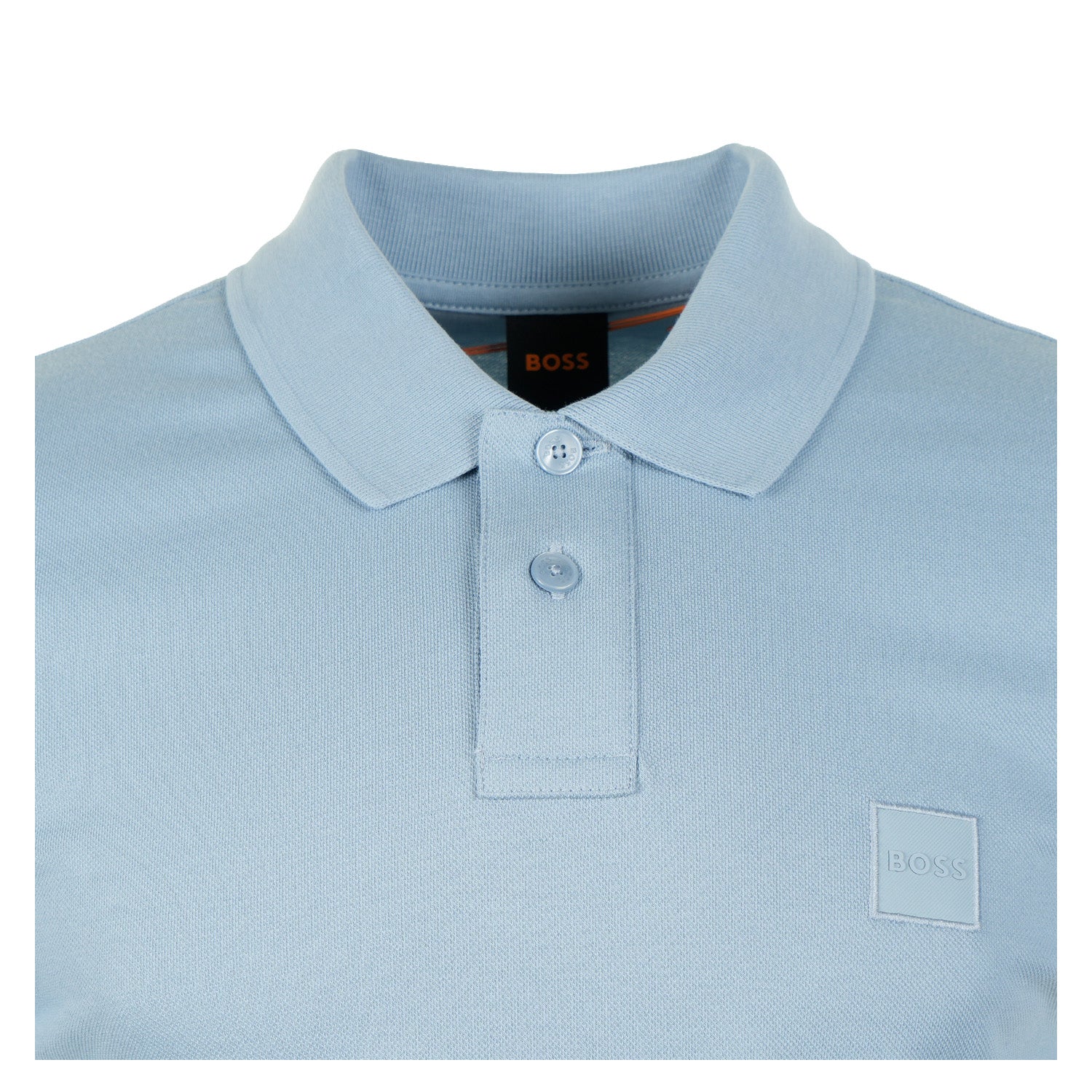 Passenger Short Sleeve Polo Shirt 458 Pastel Blue
