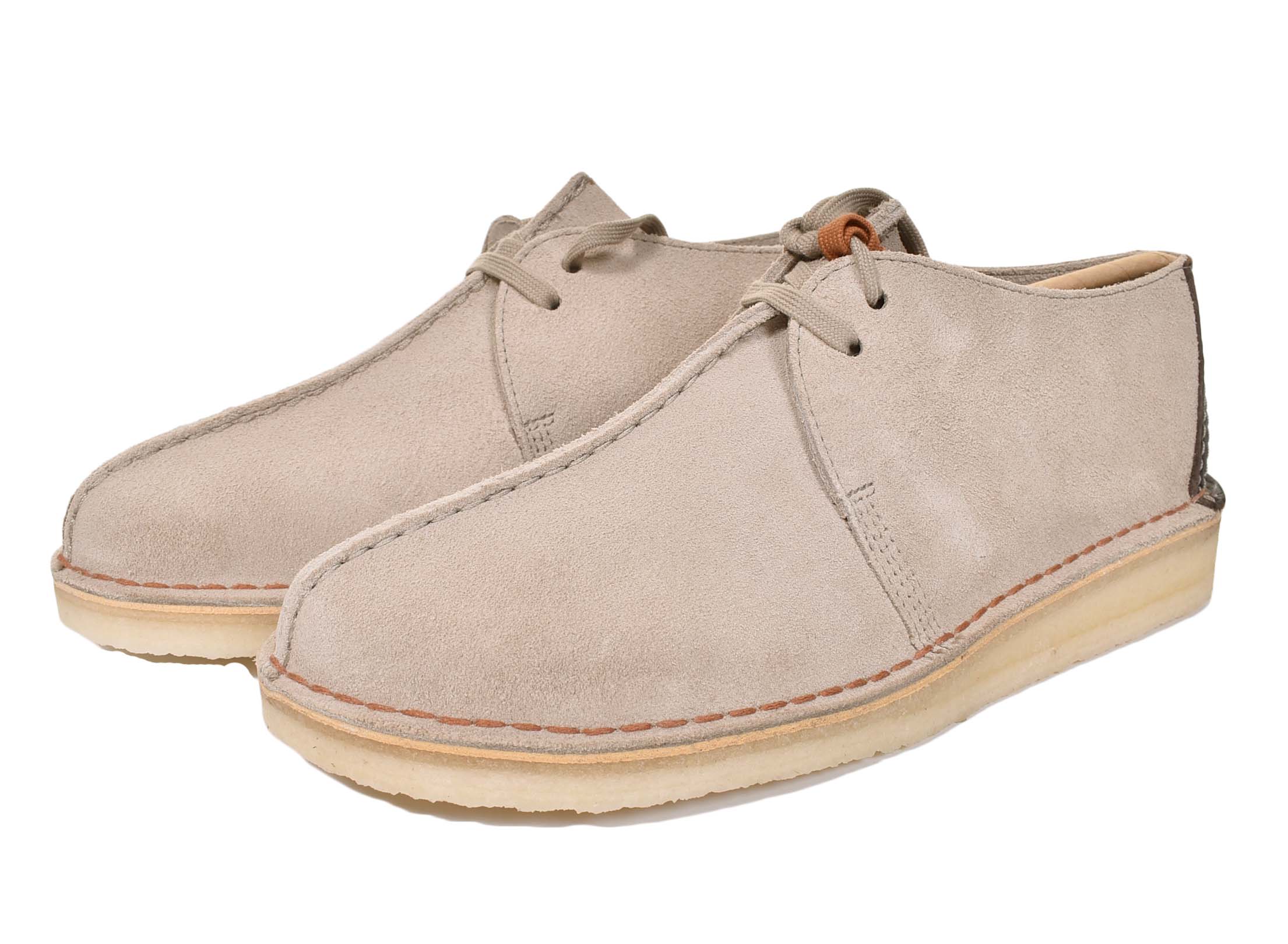Pair of Clarks Originals Desert Trek Shoe Sand Suede